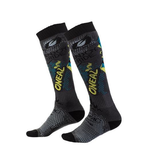 Oneal PRO MX VILLAIN Grey Multi One Size Socks