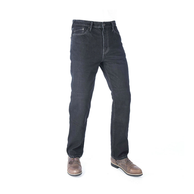 Oxford Original CE Armourlite Straight Jean - Black (Long-34L) Size 32"