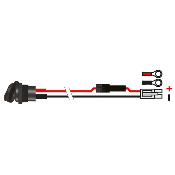 OXFORD 12v SAE POWER SOCKET  (for 18mm DIN plugs)