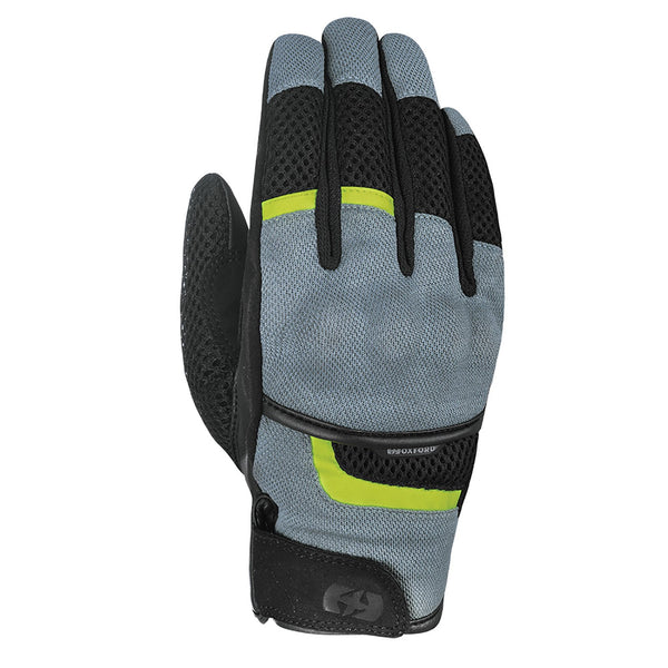 Oxford Brisbane Air Gloves Charcoal Fluro 2XL