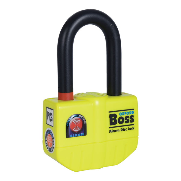 OXFORD BOSS ALARM DISC LOCK (14MM) YEL