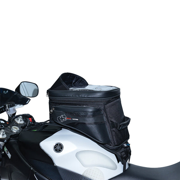 OXFORD S20R STRAP ON ADVENTURE TANK BAG BLK