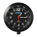 OXFORD CLOCK BLK CASE & BLK FACE W/BRKT (NEW)