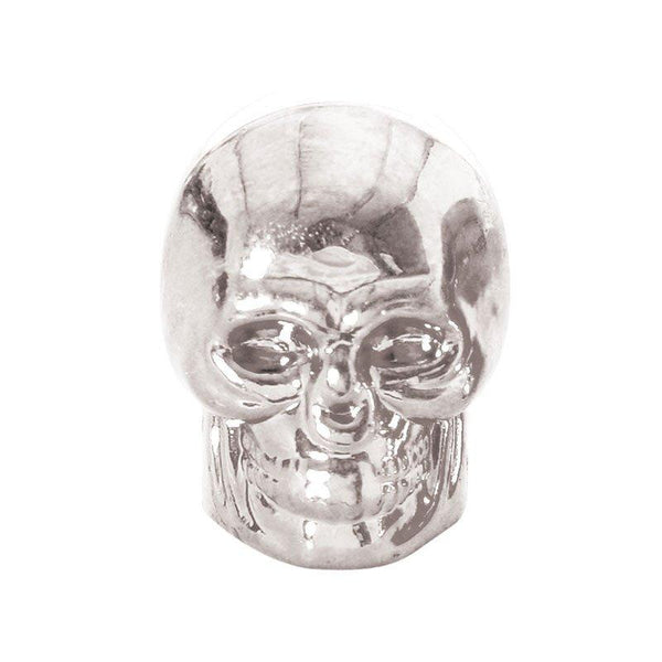 OXFORD VALVE CAPS  SKULL  PAIR SIL  (NEW)