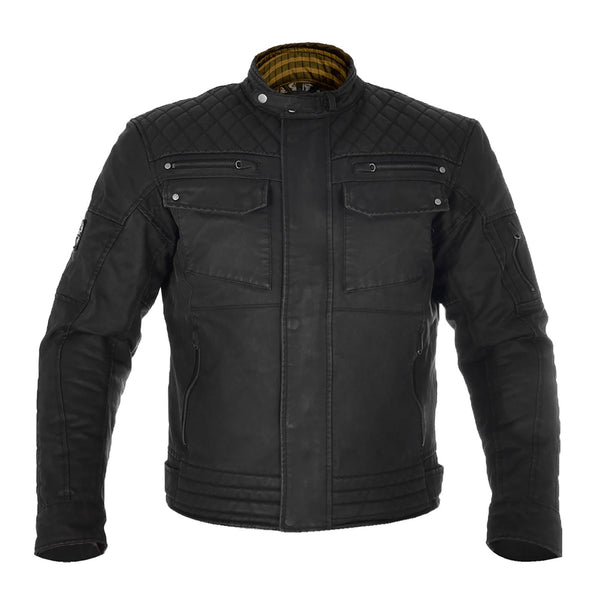 Oxford Hardy Wax  - Black Road Jacket Size Small