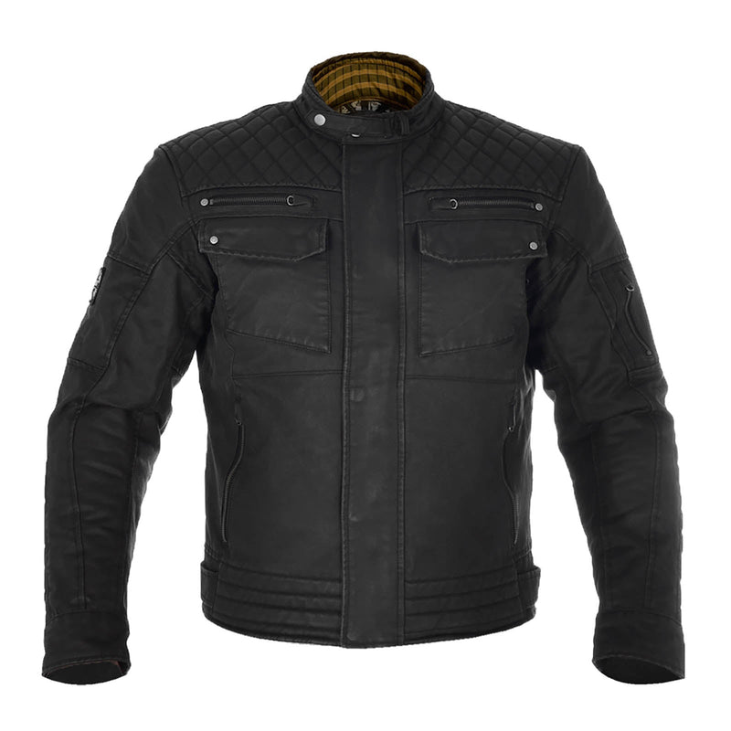 Oxford Hardy Wax Jacket - Black Size 3XL