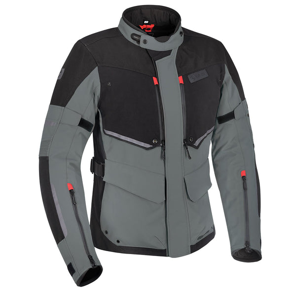 Oxford Mondial Laminate - Black / Grey Road Jacket Size Medium