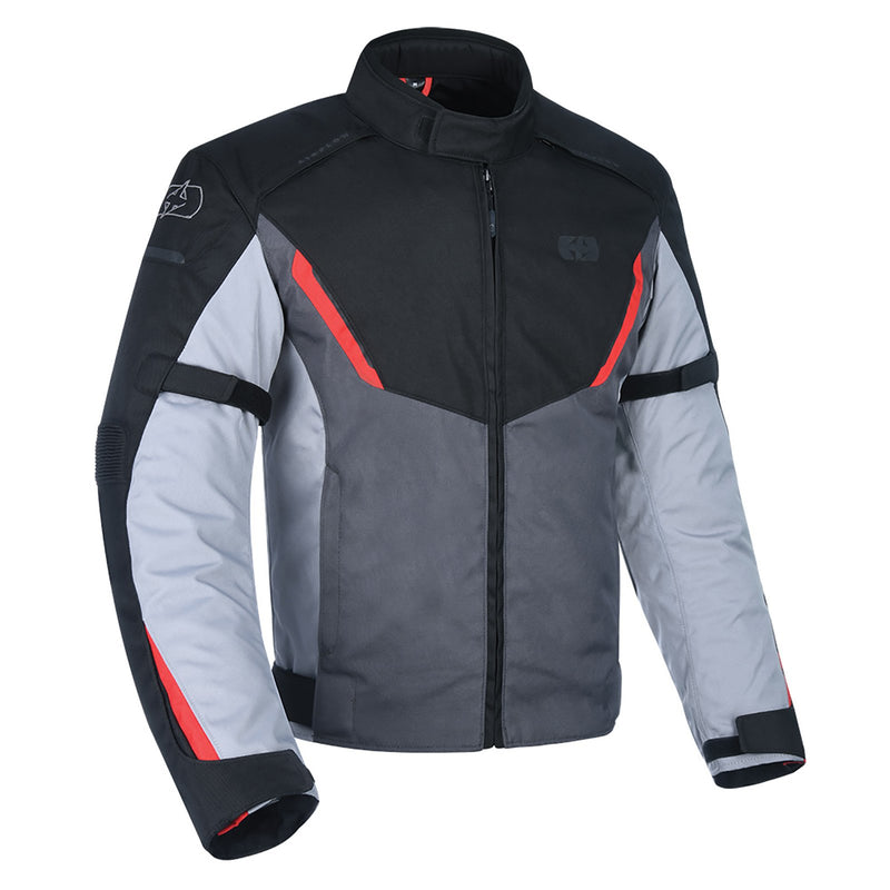 Oxford Delta 1.0 Waterproof Jacket - Black / Grey / Red Size Medium