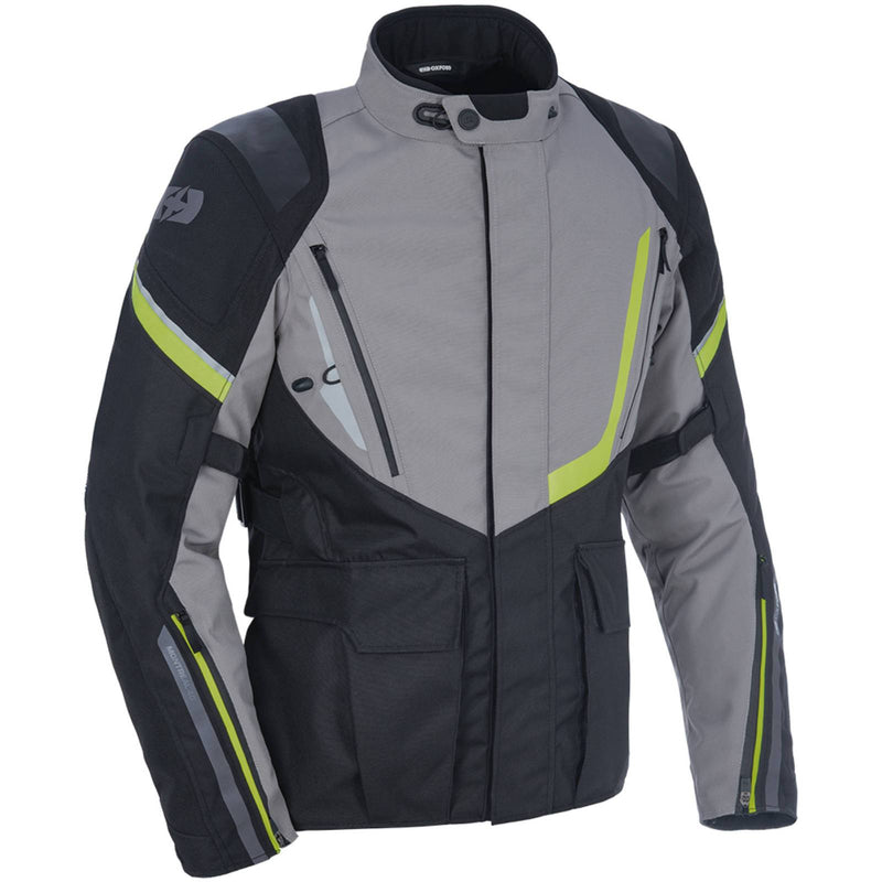 Oxford Montreal 4.0 Dry2Dry Jacket Black Grey Fluro Size Small