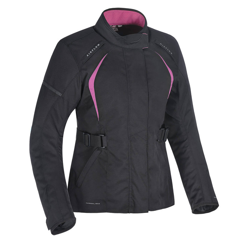 Oxford Ladies Dakota 2.0 Waterproof Jacket - Black / Pink Size 14