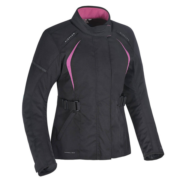 Oxford Ladies Dakota 2.0 Waterproof Jacket - Black / Pink Size 16