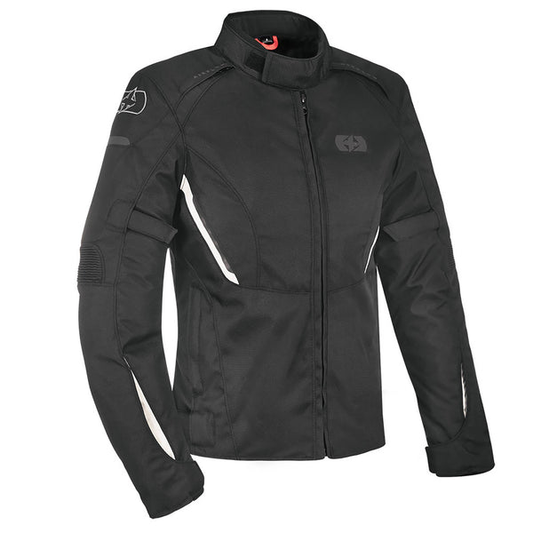 Oxford Iota 1.0 Ladies Waterproof Jacket Tech Black White 12