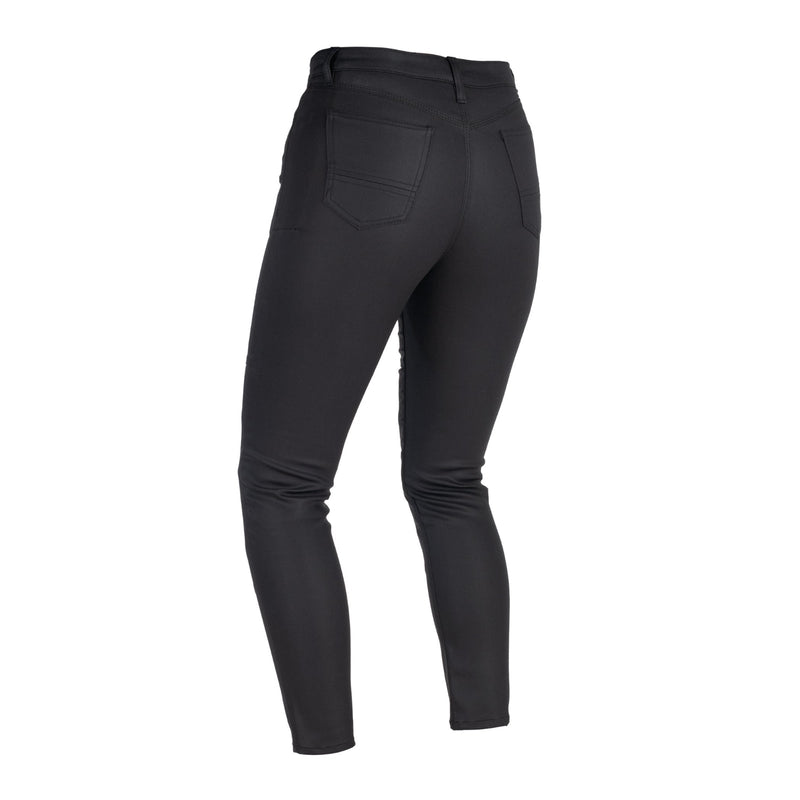 Oxford Ladies OA Waxed Jeggings Pant - Black (Short) Size 20