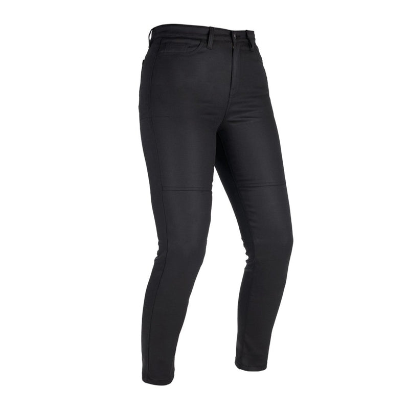 Oxford Ladies OA Waxed Jeggings Pant - Black (Short) Size 18