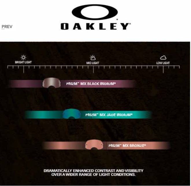 Oakley Airbrake MX Bronze Prizm Replacement Lens