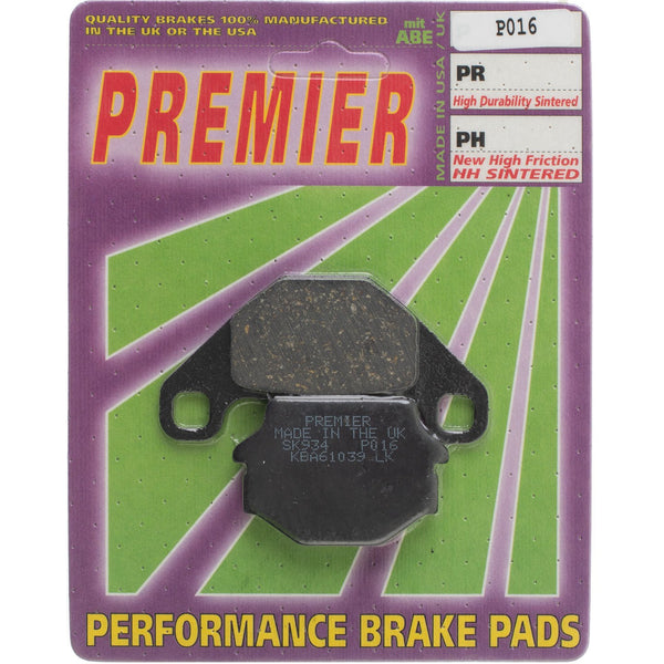 PREMIER BRAKE PADS