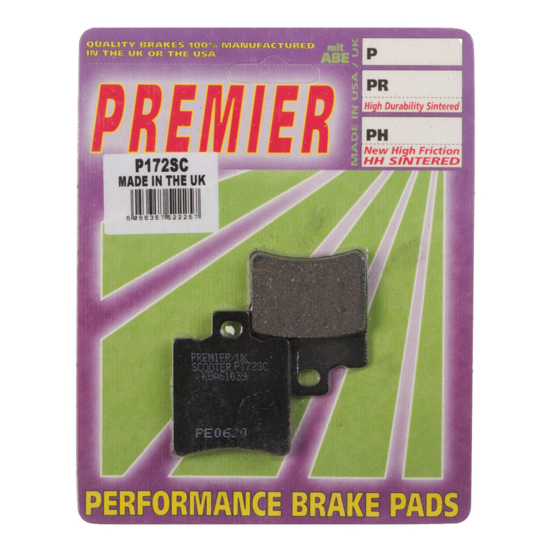 PREMIER BRAKE PADS P172