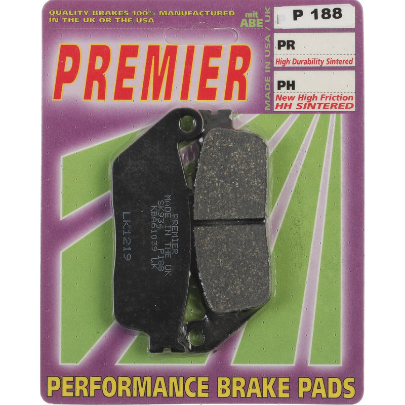 PREMIER BRAKE PADS CBR600F 95-98 /CB600F Hornet 98-10 Fnt