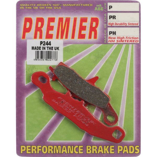 PREMIER BRAKE PADS KX80/85 97-05/ RM85 05 Fnt