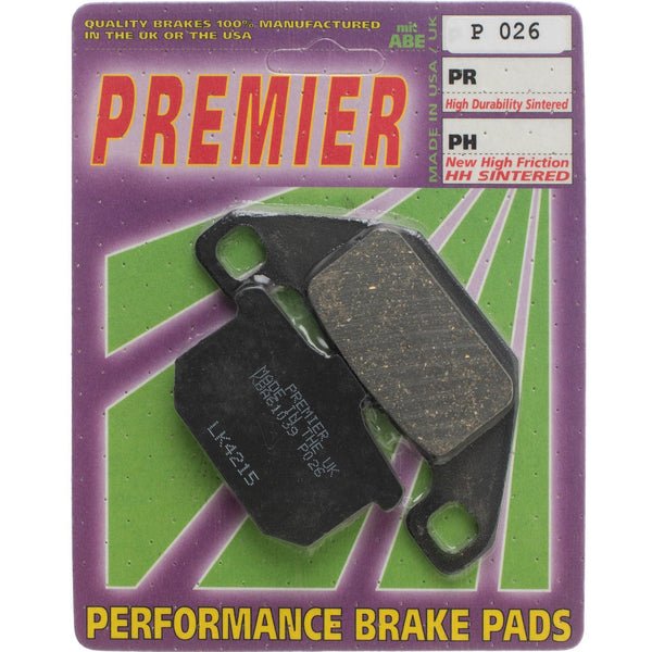 PREMIER BRAKE PADS