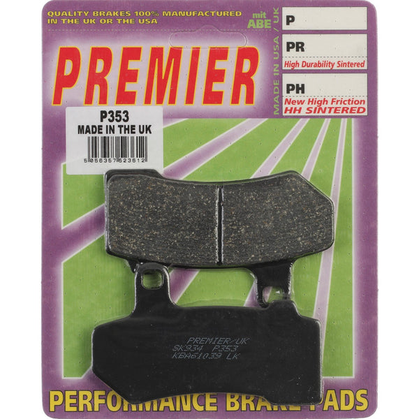 PREMIER BRAKE PADS HD VRSCR 05- Fnt
