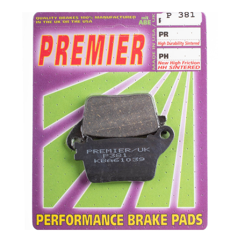 PREMIER BRAKE PADS HON CBR600RR 07-08 /CBR1000RR 06-07 Rr