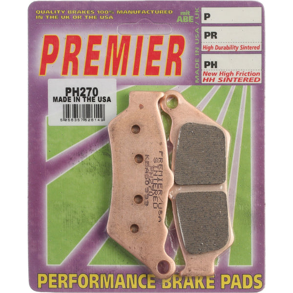 PREMIER BRAKE PADS HI-PERF SINT KTM Adv 04-06/ BMW F650 Fnt