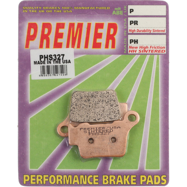 PREMIER BRAKE PADS (PHS327) HI-PERF SINT KTM 04 RR