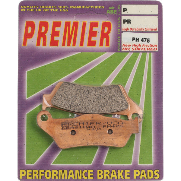 PREMIER BRAKE PADS HI-PERF SINT