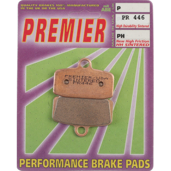 PREMIER BRAKE PADS FULL SINTER MX - KTM 350 Freeride Fnt