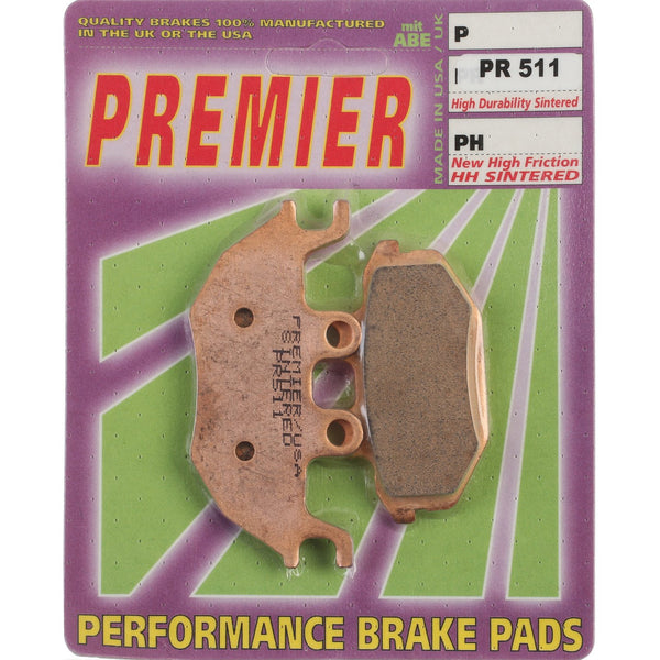 PREMIER BRAKE PADS FULL SINT KAW KAF820 / KAF1000 MULE 15-17