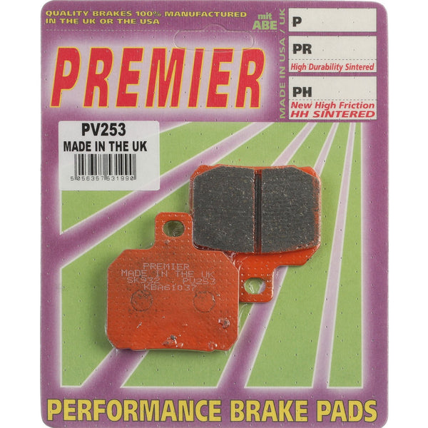 PREMIER BRAKE PADS SEMI SINTERED STREET