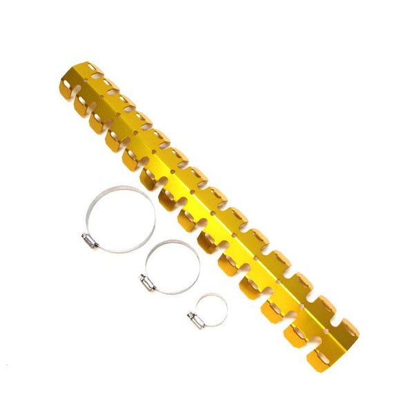 Whites Pipe Guard W/clamp Gld