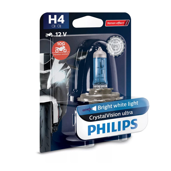 PHILIPS BULB H4 12342 CVU 12V 60/55W P43t-38 BW CRYSTAL VISI