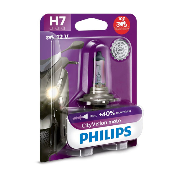 PHILIPS BULB H7 12972 CTV 12V 55W PX26d BW CITY VISION