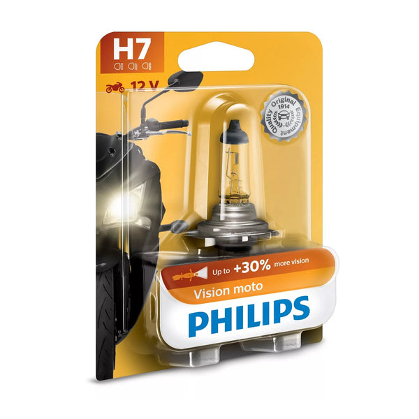 PHILIPS BULB H7 12972 PR 12V 55W PX26d BW VISION MOTO