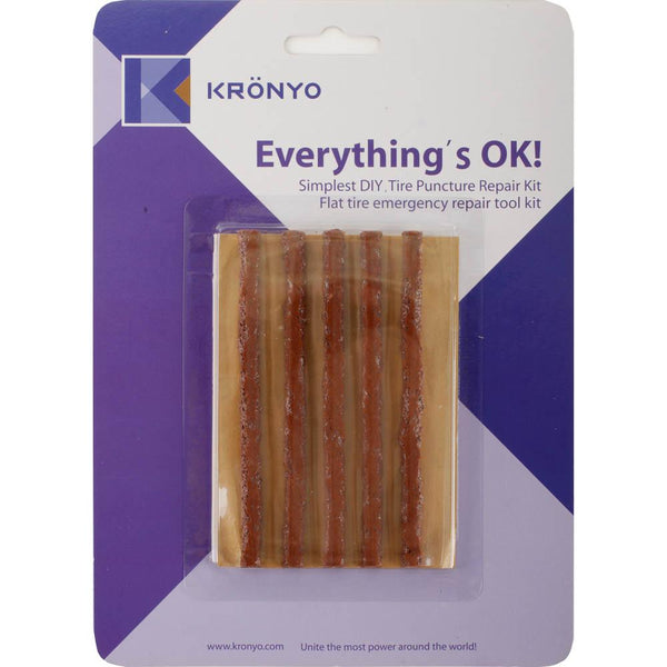 KRONYO TYRE SEAL STRINGS (ONE CARD-10cm x5 strips) DOG TURDS