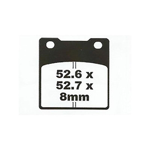 PREMIER BRAKE PADS SEMI SINTERED STREET