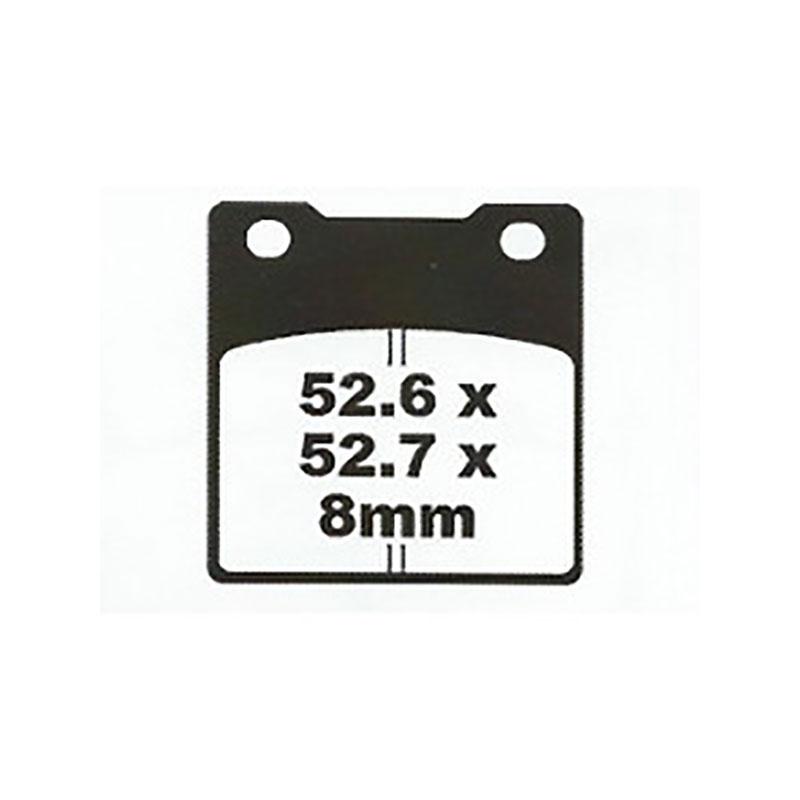 PREMIER BRAKE PADS SEMI SINTERED STREET