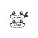 PREMIER BRAKE PADS FULL SINTERED LT500