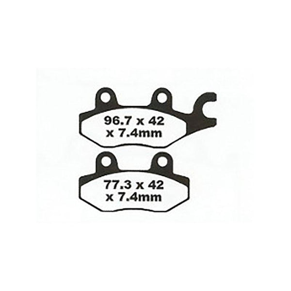 PREMIER BRAKE PADS FULL SINTERED LT500