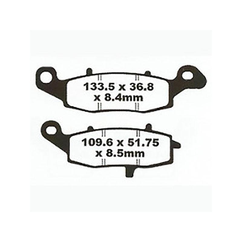 PREMIER BRAKE PADS SEMI SINTERED STREET