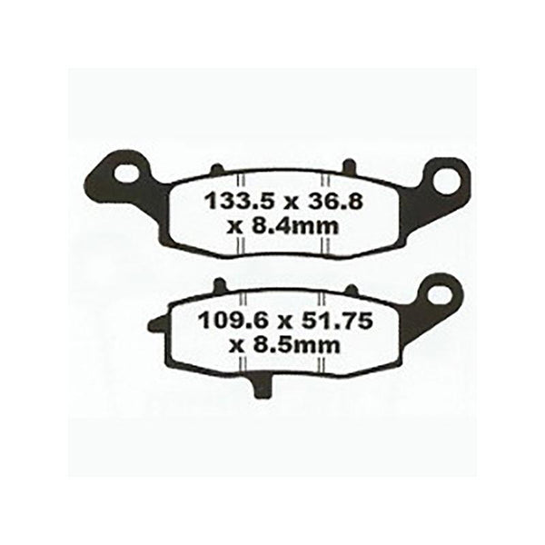 PREMIER BRAKE PADS SEMI SINTERED STREET