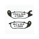 PREMIER BRAKE PADS HON CBR125R Fnt 04-