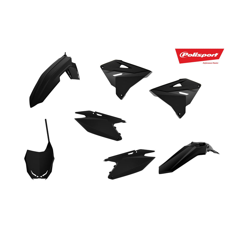 POLISPORT MX Plastics Restyling KIT SUZ RM125/250 01-08 - BLK