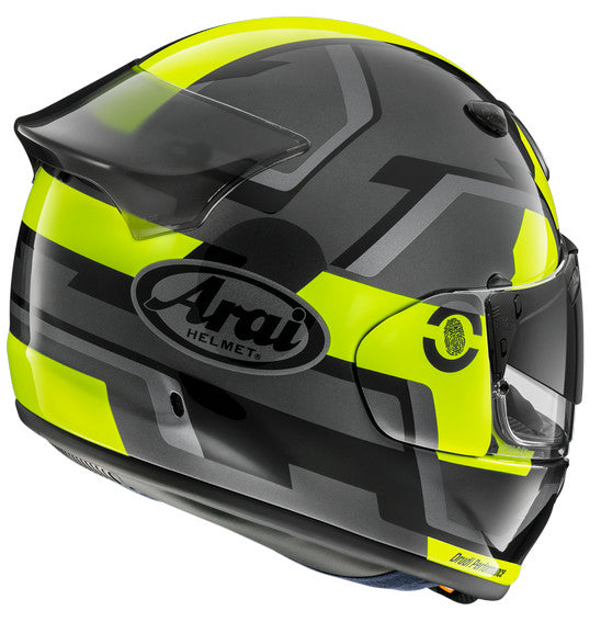Arai QUANTIC Yellow Road Helmet Size Large 59cm 60cm