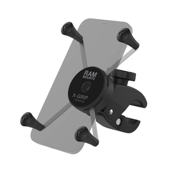 RAM X-GRIP LARGE PHONE MOUNT WITH RAM SNAP-LINK TOUGH-CLAW (Retail Packaging)