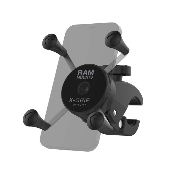 RAM X-GRIP PHONE MOUNT WITH RAM SNAP-LINK TOUGH-CLAW (Retail Packaging)