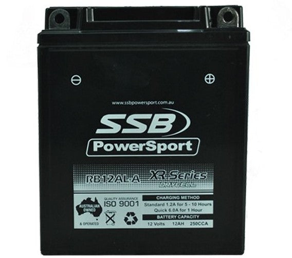 SSB Battery (YB12AL-A) AGM 12V 12Ah 250CCA High Performance