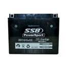 Super Start Motorcycle And Powersports Battery (Yb16Al-A2) Agm 12V 16Ah 310Cca By Ssb High Performance